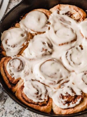 Sourdough Cinnamon Rolls - Easy Overnight - Little Spoon Farm