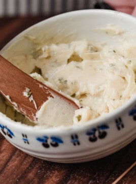 Herb Butter in a bowl.