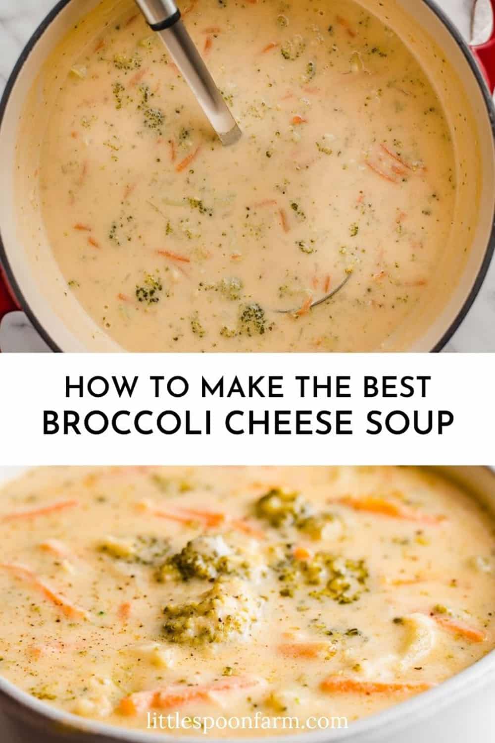 Easy Broccoli Cheese Soup Recipe | Little Spoon Farm