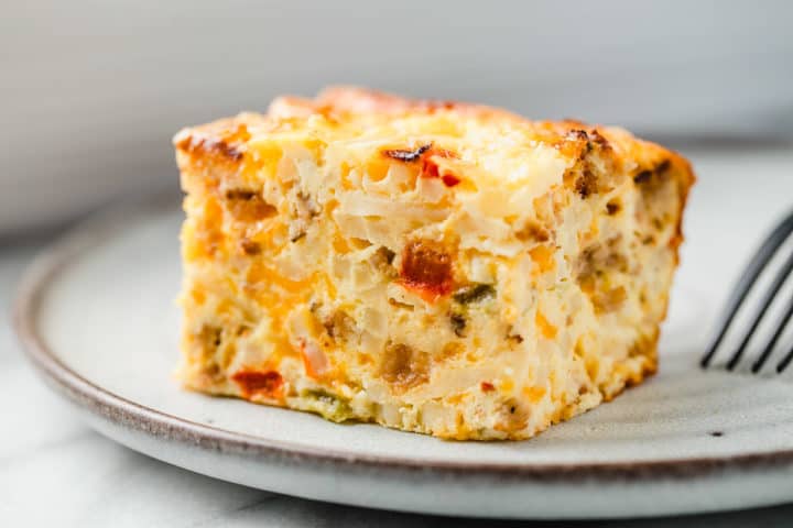 Easy Breakfast Casserole with Hash Browns and Sausage | Little Spoon Farm