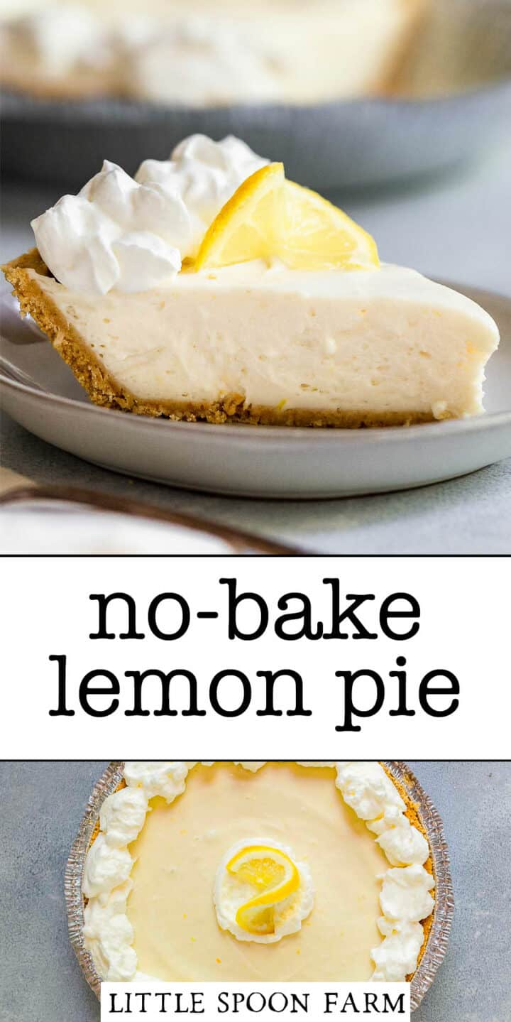 No-Bake Lemon Icebox Pie Recipe - 3 Ingredients! - Little Spoon Farm