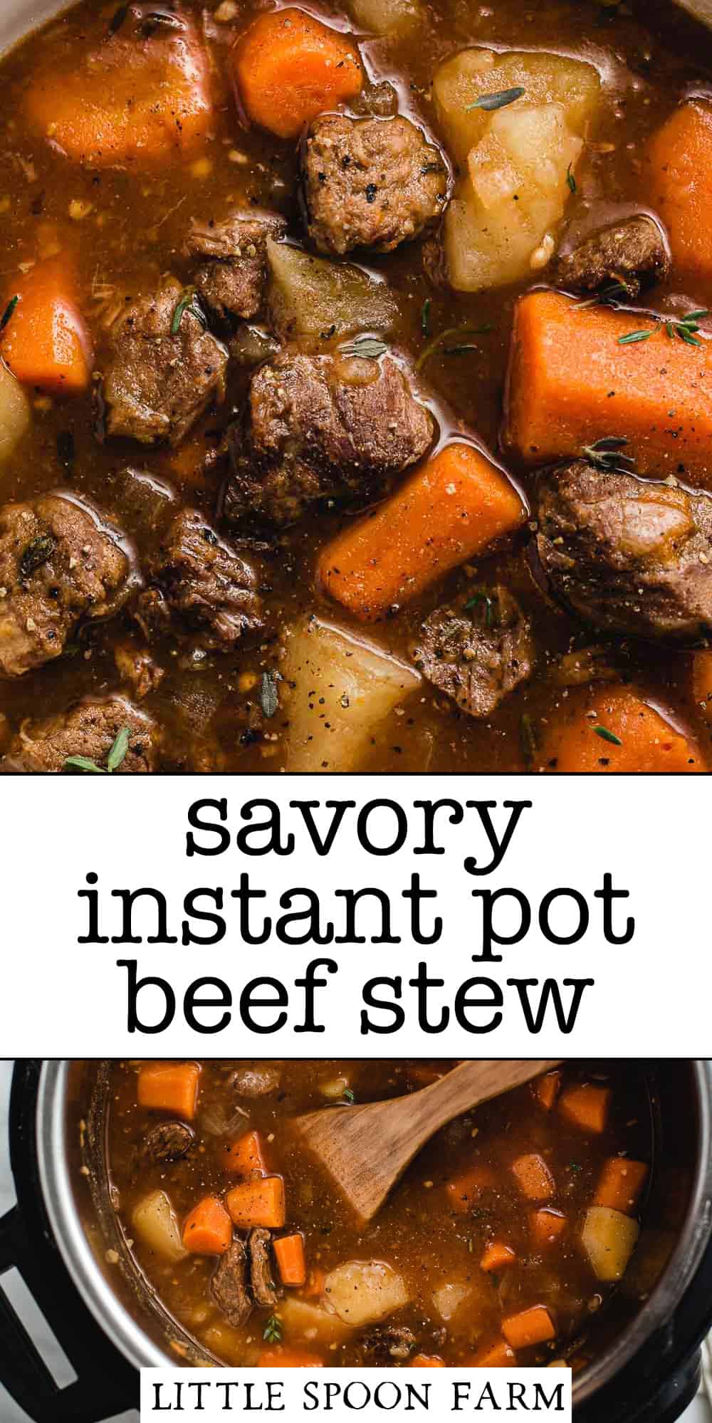 The BEST Instant Pot Beef Stew Recipe Little Spoon Farm