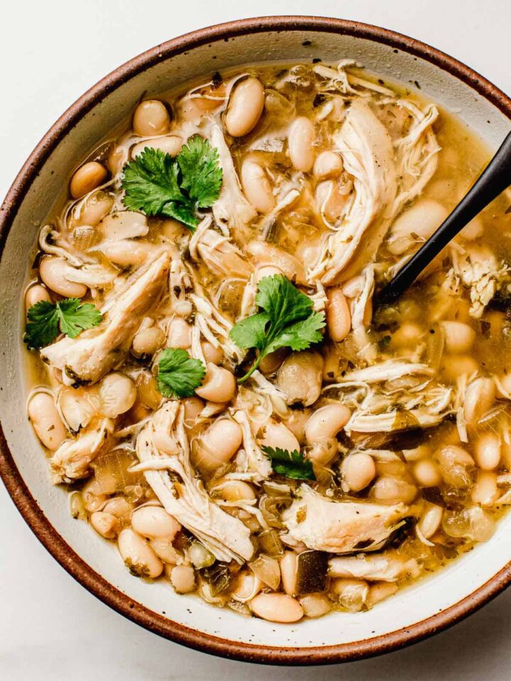 White Chicken Chili Verde (Crockpot or Instant Pot) Little Spoon Farm