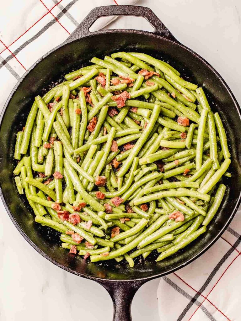 Green Beans with Bacon Recipe Little Spoon Farm