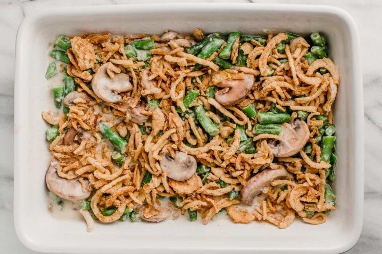 Easy Green Bean Casserole (No Cream of Mushroom) Little Spoon Farm