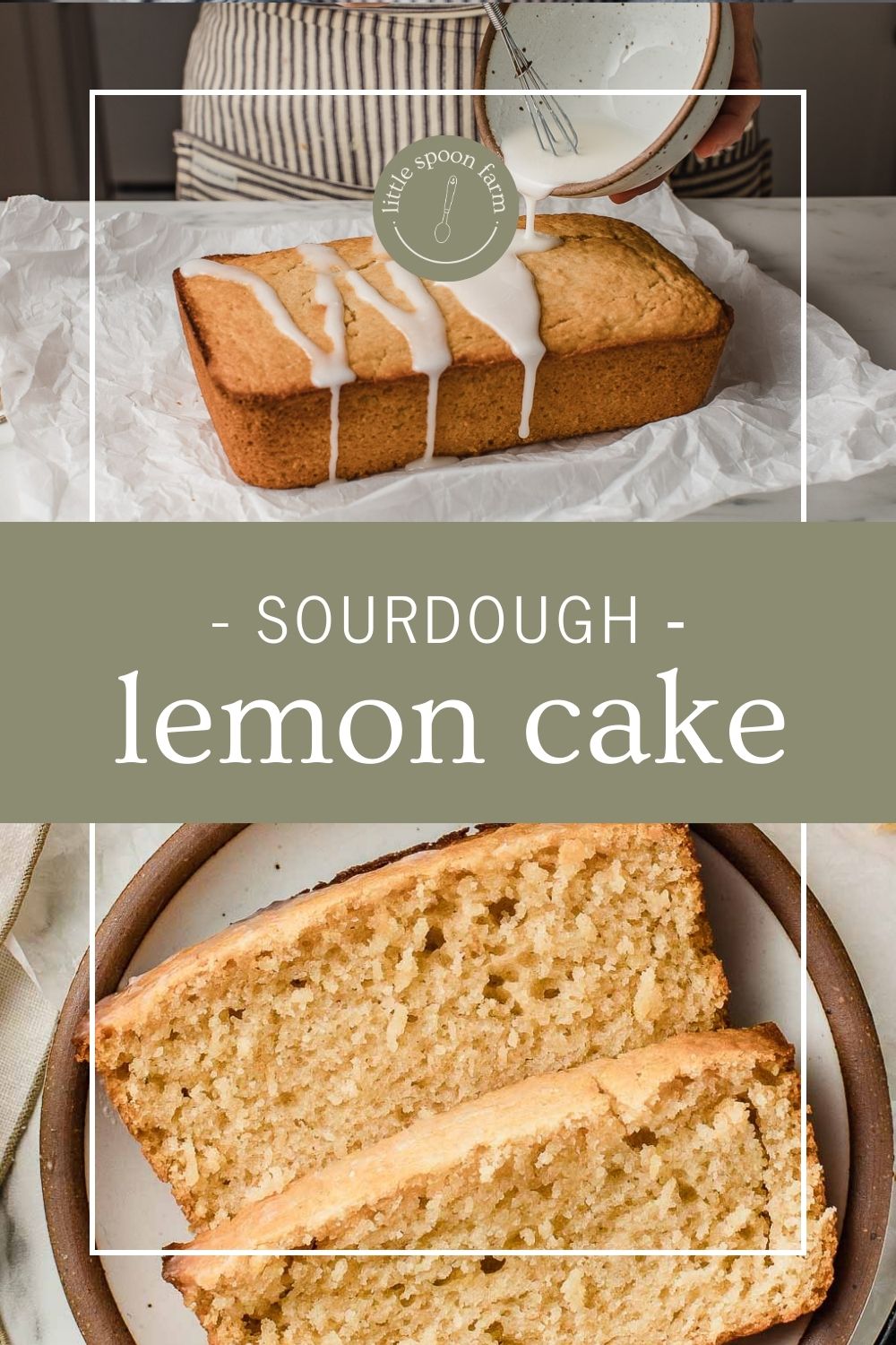 Sourdough lemon cake