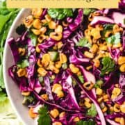 Corn and Red Cabbage Slaw