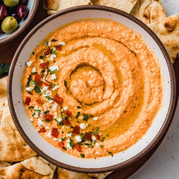 roasted red pepper and feta dip recipe.